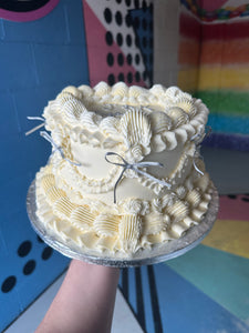 Vintage Heart Cakes