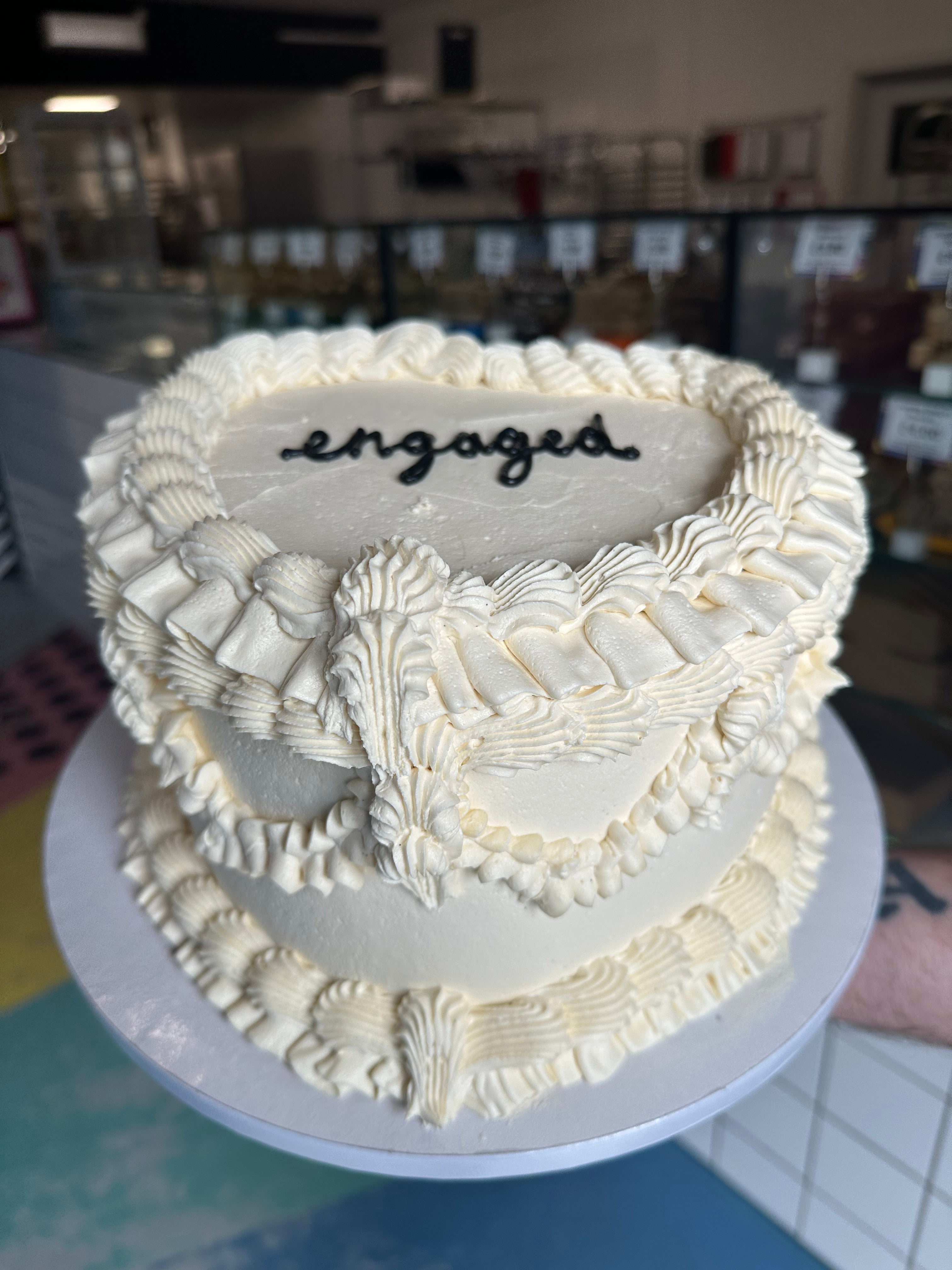 Vintage Heart Cakes