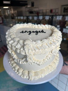 Vintage Heart Cakes