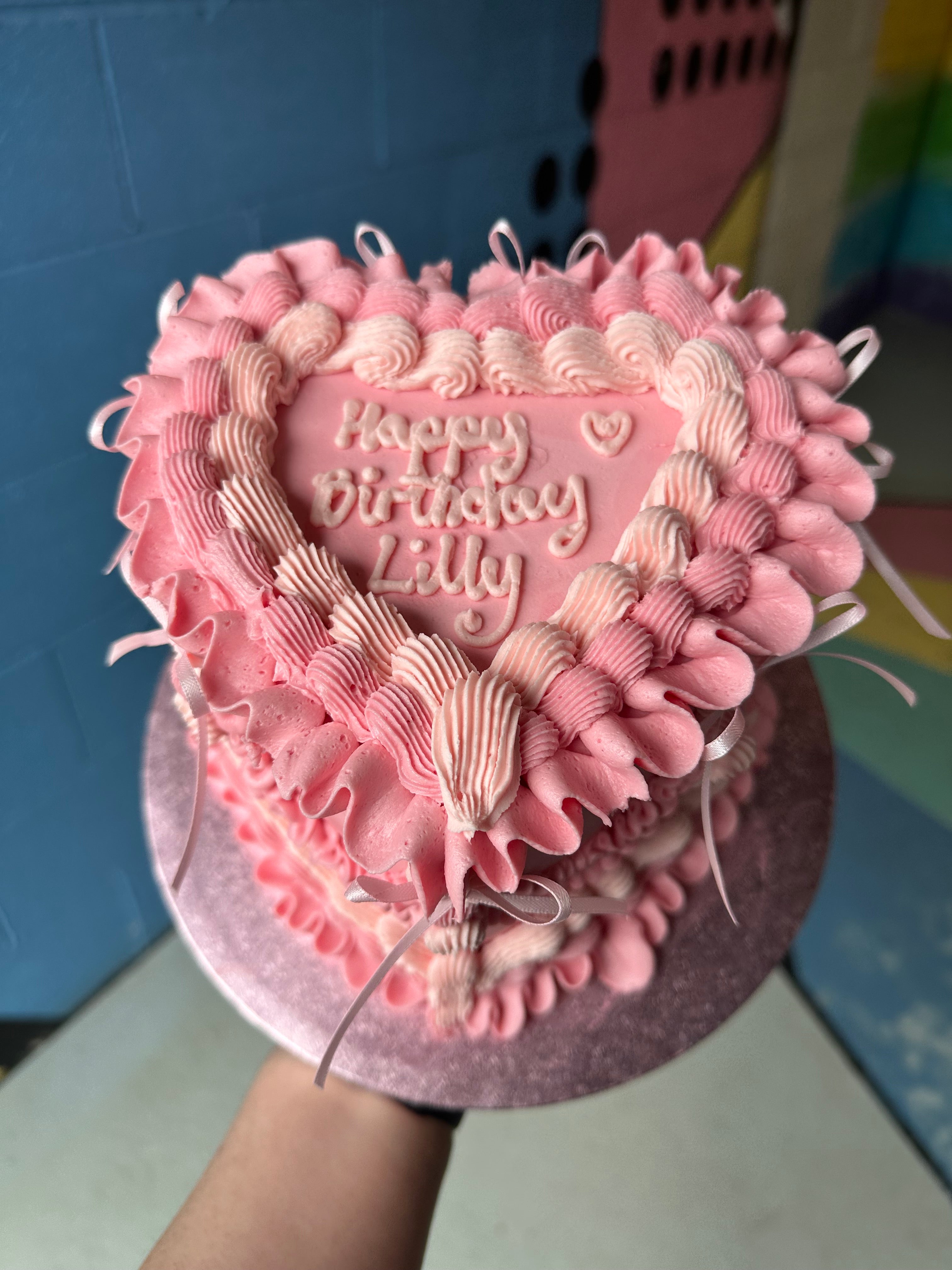 Vintage Heart Cakes