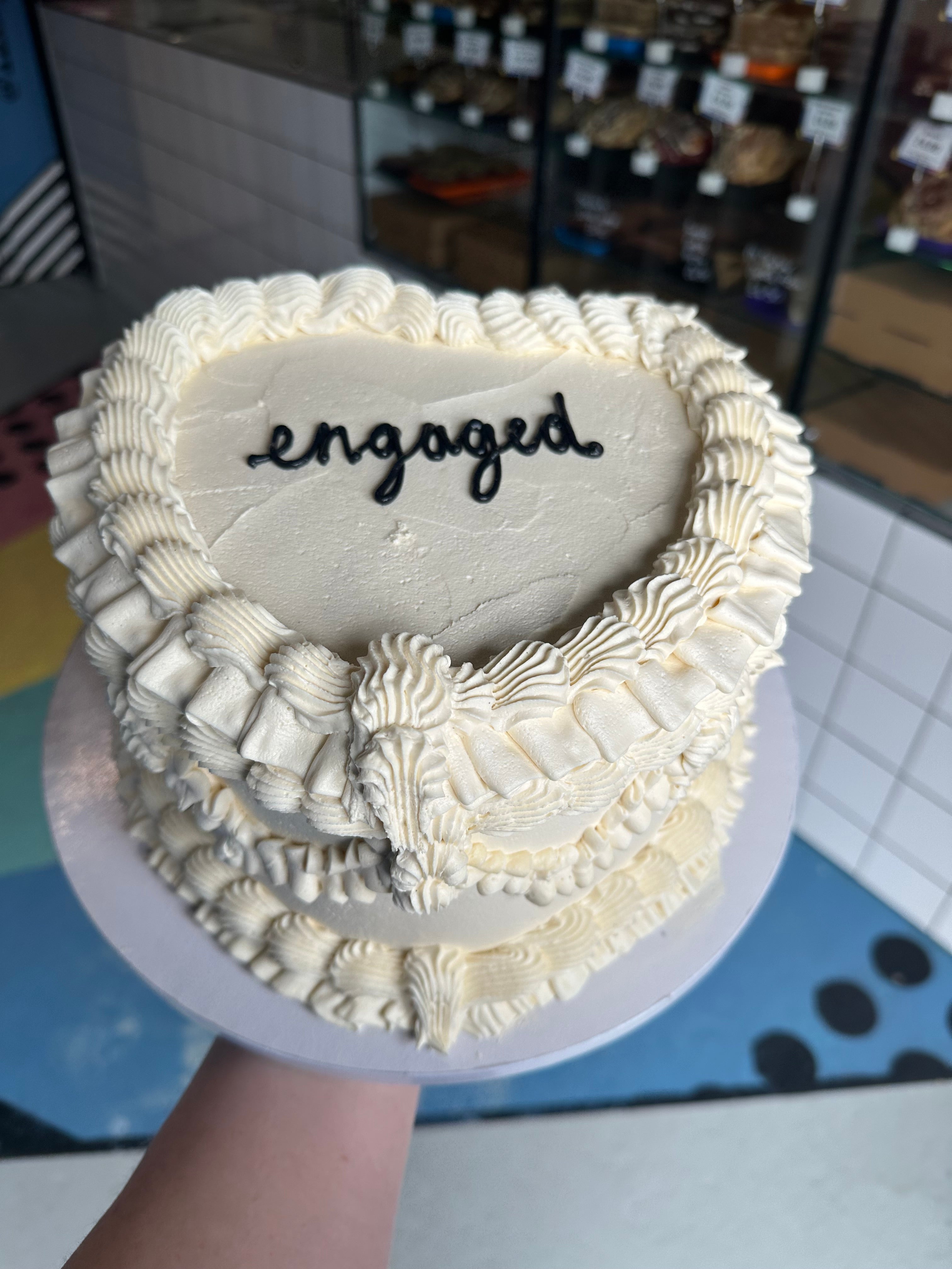 Vintage Heart Cakes